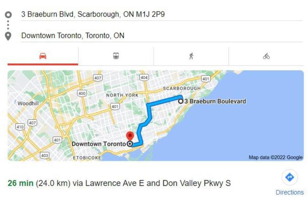 Lovely 2 Bedroom Basement Apartment In Toronto Eksteriør billede